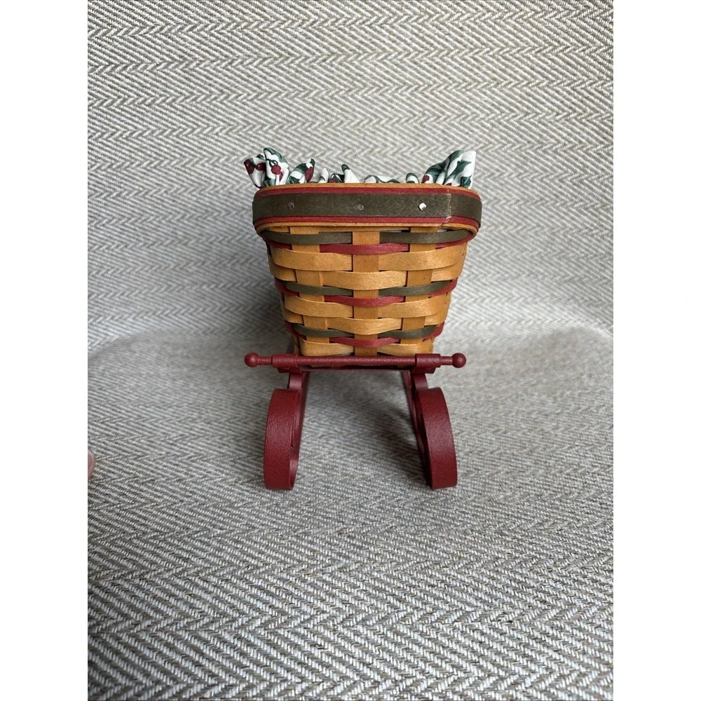 Longaberger sleigh baskets